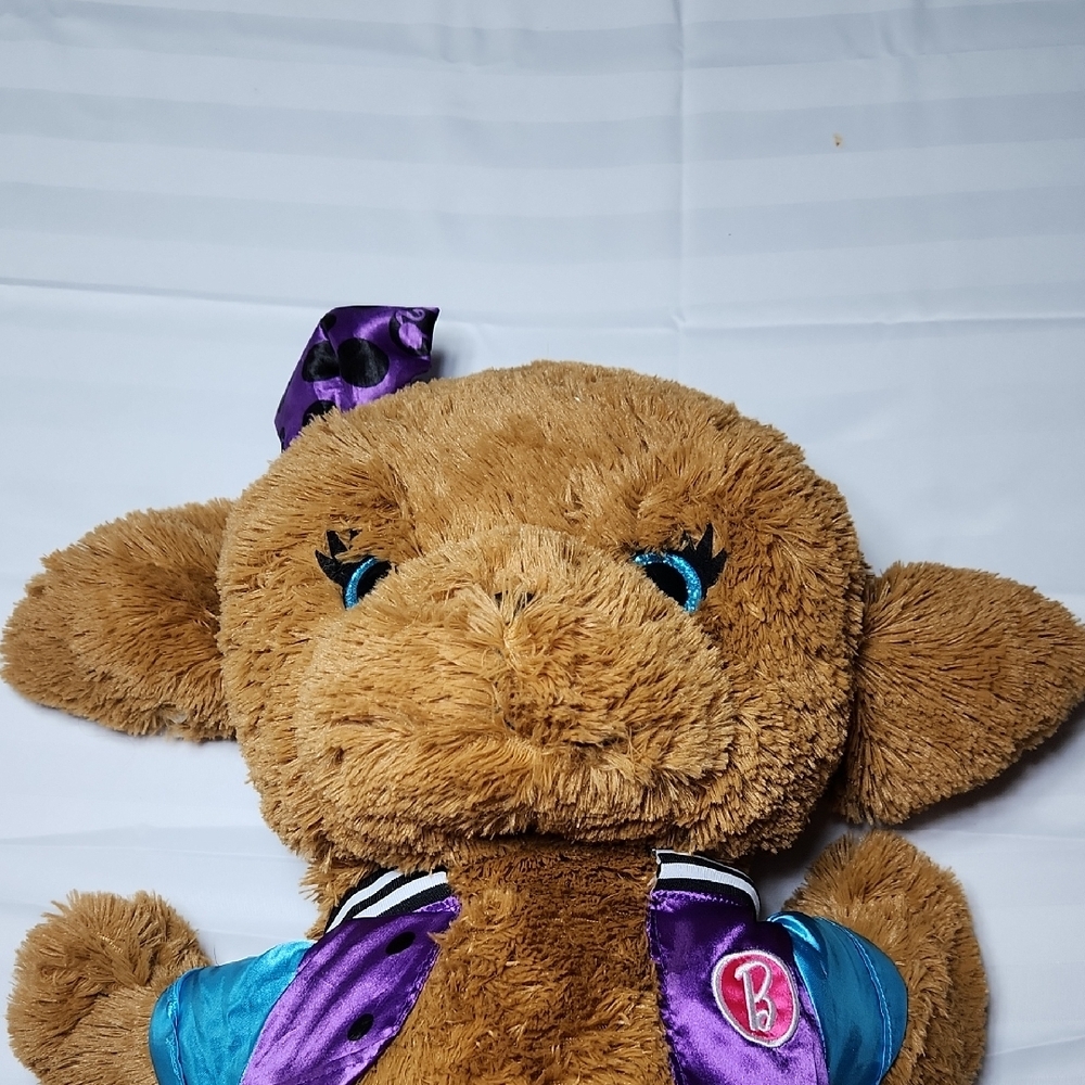 2017 BARBIE HAPPINESS IS FUR-IENDS LARGE DOG PUPPY PLUSH STUFFED TOY 22"